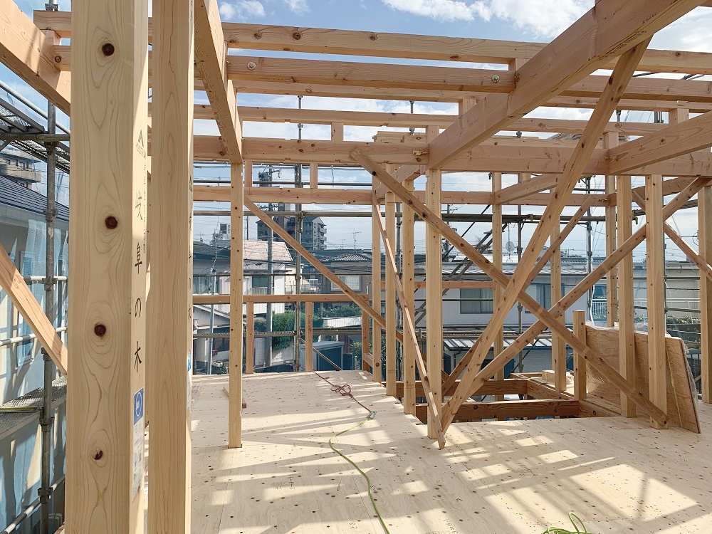 天白区T様邸が上棟しました