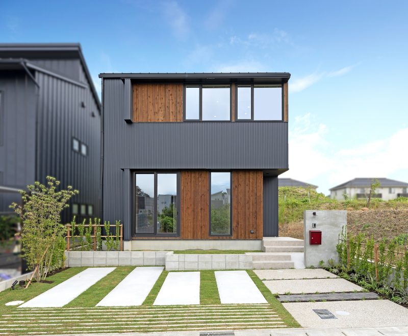 土間に回遊動線のある家