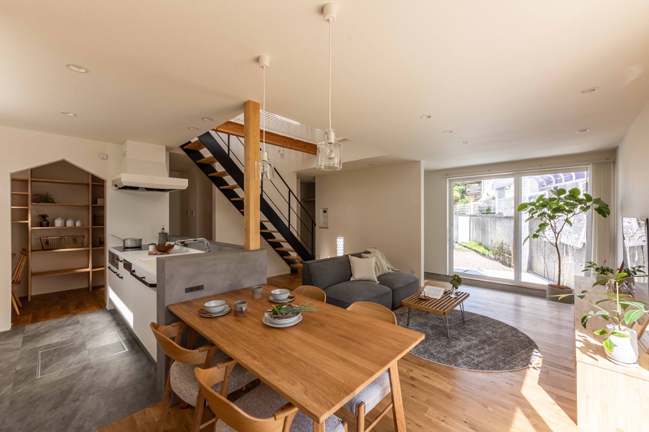 夢工房キッチンくらぶの家は、高断熱・高気密で年中快適に過ごせます