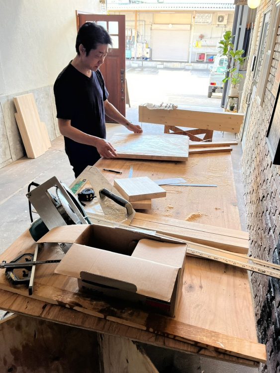 神棚のご依頼の際は社長が制作されました!