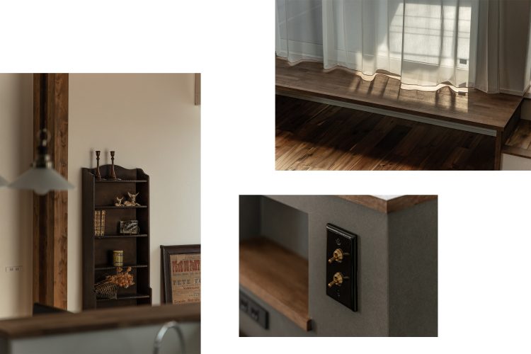 ヴィンテージなお家の内装