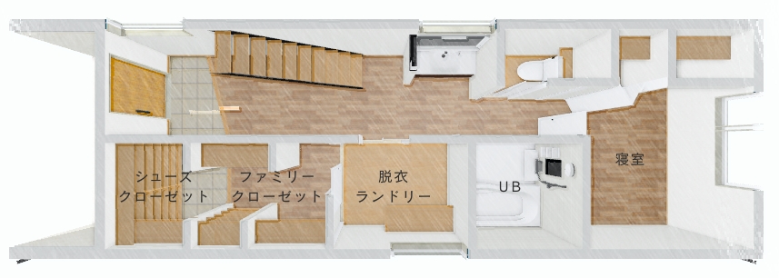 1階の間取り